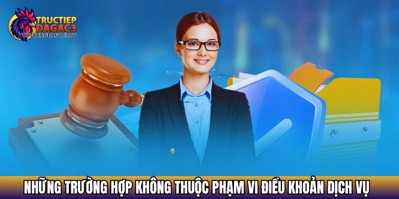Những trường hợp không thuộc phạm vi Điều khoản dịch vụ